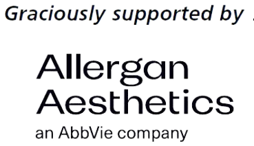 Supported by Allergan logo